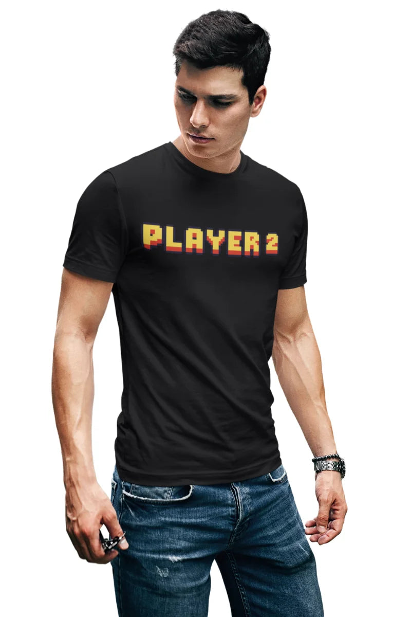 Player 2 Retro Pixel Art T-Shirt