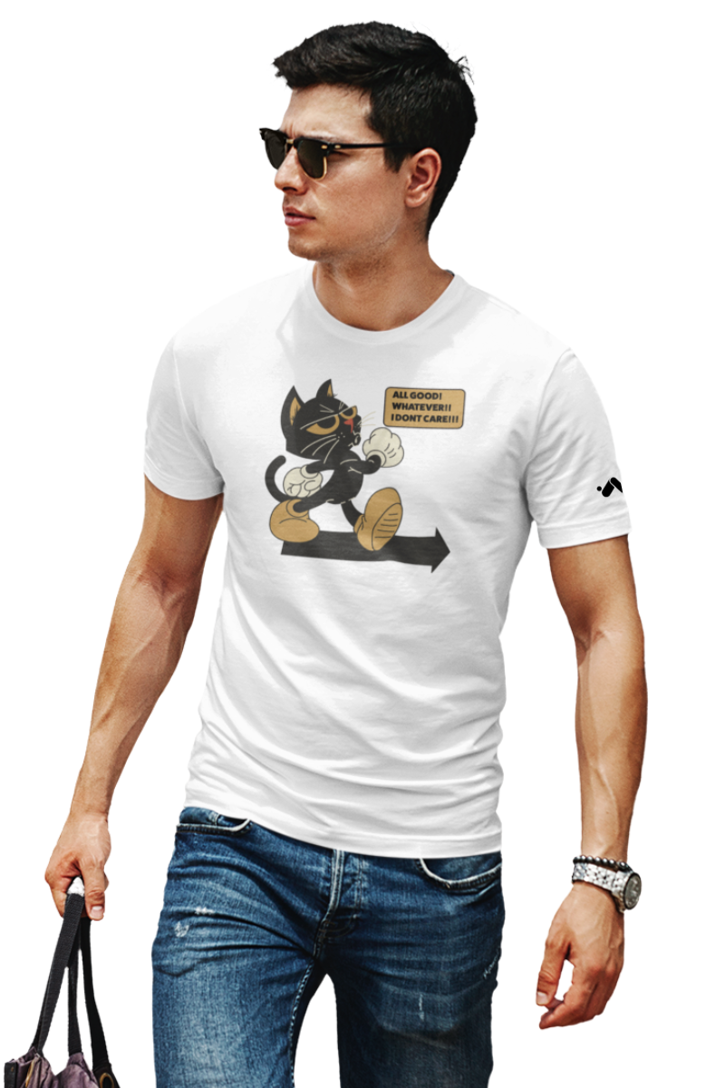 #whiteAllGoodBlackCatGraphic