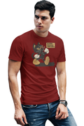 #maroonAllGoodBlackCatGraphic