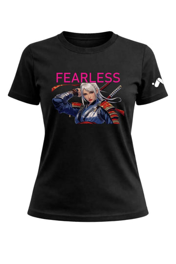 Fearless Female Samurai Warrior T-shirt
