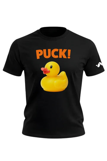 Puck! Rubber Duck Pun T-shirt