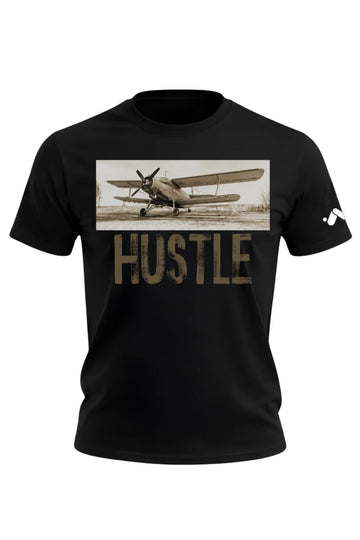 Hustle Classic Plane Graphic T-Shirt