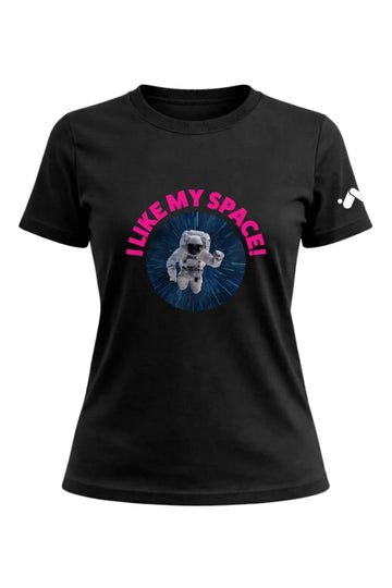 I Like My Space Astronaut T-shirt Female