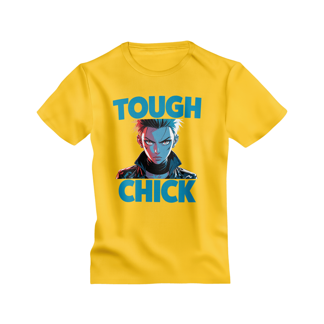 #Yellow TOUGH CHICK Luxe T-Shirt