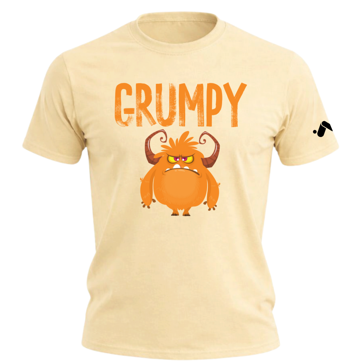 #beigeGrumpyMonsterCartoon