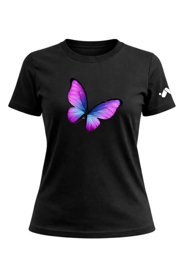 Purple & Blue Butterfly Wings T-Shirt