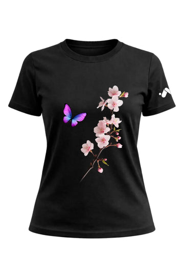 Ethereal Bloom Luxe Graphic T-Shirt