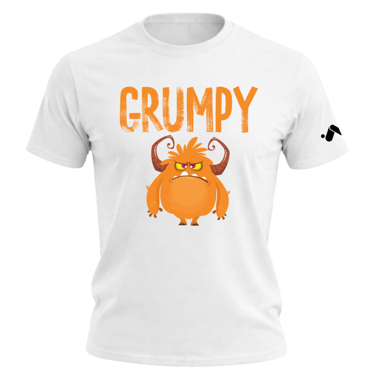 #whiteGrumpyMonsterCartoon